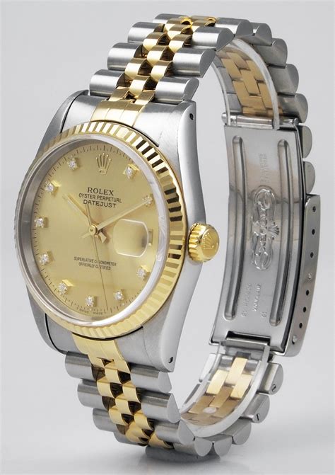 rolex oyster perpetual datejust champagne dial|rolex oyster perpetual diamond bezel.